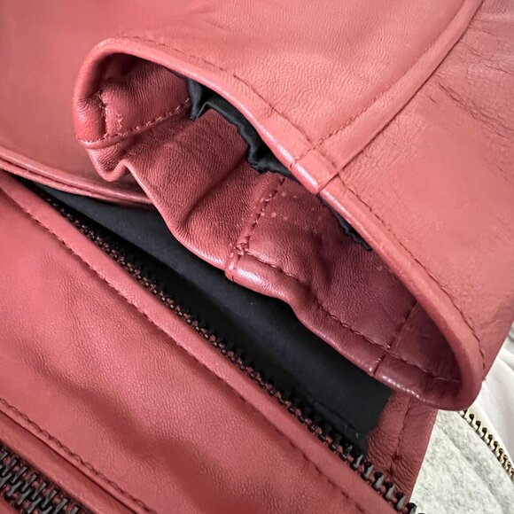 Bagatelle NYC Dusty Rose Genuine Leather Jacket - Picture 7 of 7